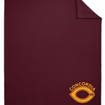 Bkt13 Sweatshirt Fleece Blanket With Lower Corner Imprint