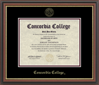 Dip-8Ma Master Degree Embossed Regency Diploma Frame Black Mat