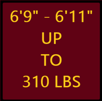 Ggj66 Regular Fit Gown/Cap/Tassel Set 6'9"-6'11" Up To 310 Lbs