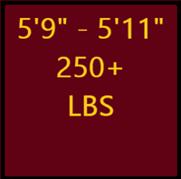 Ggp54ff Full Fit Gown/Cap/Tassel Set 5'9"-5'11" 250+ Lbs