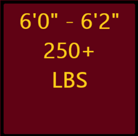Ggq57ff Full Fit Gown/Cap/Tassel Set 6'0"-6'2" 250+ Lbs