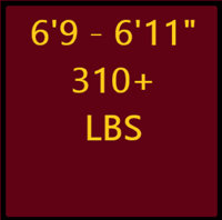 Ggt66ff Full Fit Gown/Cap/Tassel Set 6'9"-6'11" 310+ Lbs