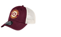 Hat156 Washed Trucker Hat With Front Patch And Adjustable Snap Back