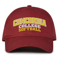 Hat173 Concordia Softball Adjustable Hat