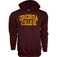 Hs524 Fleece Sweatshirt With Twill Lettering