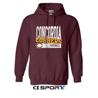 Hs602 Hooded Concordia Football Sweatshirt