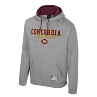 Hs629 Hooded Fleece Sweatshirt With Twill Applique And Embroidered Logo