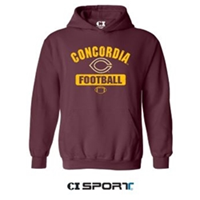 Hs631 Hooded Concordia Football Fleece Sweatshirt