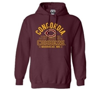 Hs636 Hooded Fleece Sweatshirt With Imprinted Graphic