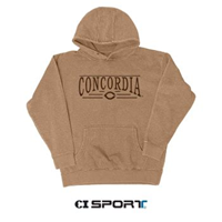Hs640 Hooded Fleece Sweatshirt With Tonal Embroidered Graphic