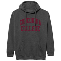Hs649 Hooded Fleece Sweatshirt With Twill Lettering