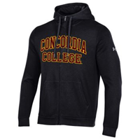 Hz55 Under Armour Poly Fleece Full Zip Hooded Sweatshirt