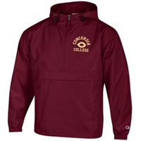 Jak85 Champion 1/4 Zip Poly Hooded Wind Jacket