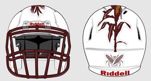 Nv151 Riddell Replica Mini Concordia Football Helmet