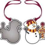 Orn48 Pewter Snowman Ornament