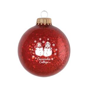 Orn53 Sparkle Glass Ball Ornament