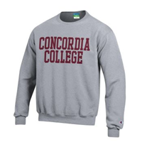 Ss-129A Concordia College Crewneck Sweatshirt With Imprinted Graphic