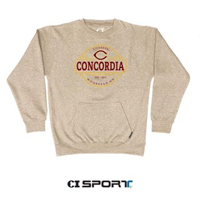 Ss233 Concordia Fleece Crewneck Sweatshirt With Front Kangaroo Pocket
