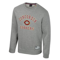 Ss241 Fleece Crewneck Sweatshirt With Twill And Embroidered Graphic