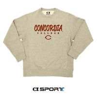 Ss248 Fleece Crewneck Sweatshirt With Embroidered Front Graphic