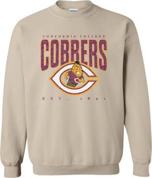 Ss269 Fleece Crewneck With Large Front Graphic