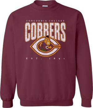 Ss270 Fleece Crewneck With Large Front Graphic