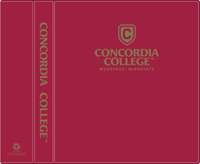 Su15 Concordia College 1" 3 Ring Binder