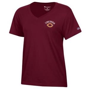 Ts722 Champion Ladies V-Neck S/S T-Shirt
