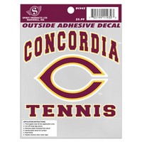 Auto64 Tennis Auto Decal 4.75X4.75