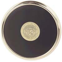 Csi-15 Single Brass Coaster