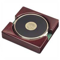 Csi-16 Set Of 2 Brass Coasters