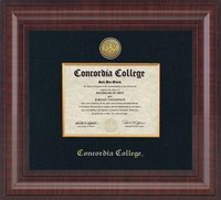 Dip-1Ba Bachelor Degree Premier Diploma Frame Black Linen Mat