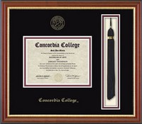 Dip-6Ba Bachelor Degree Embossed Tassel Box Newport Diploma Frame Blackmat