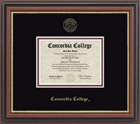 Dip-8Ba  Bachelor Degree Embossed Regency Diploma Frame Black Mat